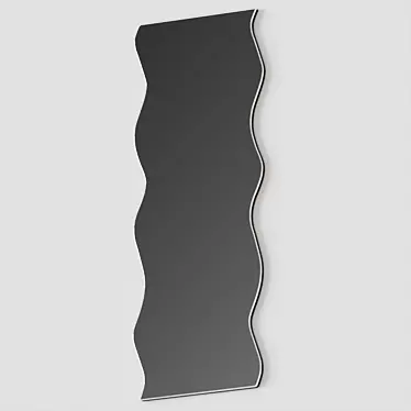 Luna Servus Wall Mirror: Dynamic and Energizing 3D model image 1 