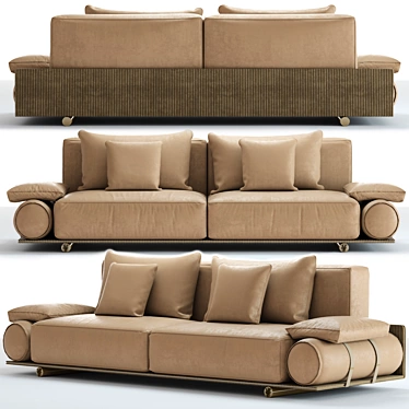 Donovan Sofa: Unparalleled Elegance & Comfort 3D model image 1 