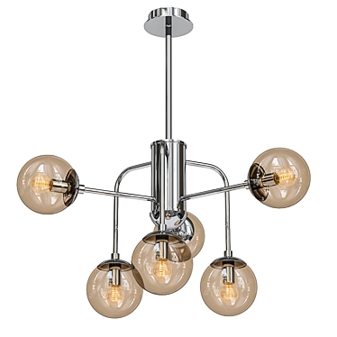 Elegant Verona Pendant Chandelier 3D model image 1 