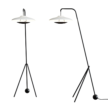 Stellar Haro Floor Lamp: Sleek Design, Perfect for Any Room! 3D model image 1 