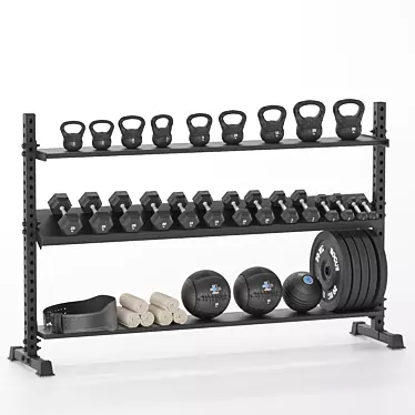 Ultimate Fitness Training Set 3D model image 1 