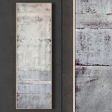 Modern Frame Collection: 1 Frame, 1500 x 500mm, High-Resolution Textures 3D model image 1 