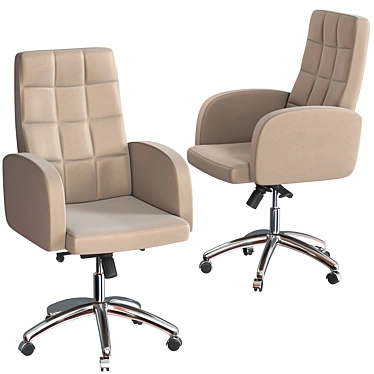 Alvest AV 168/1 Executive Armchair: Luxurious Comfort for Leaders 3D model image 1 