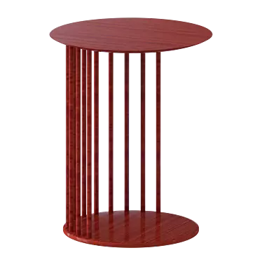 Elegant Wine-inspired Stool 3D model image 1 