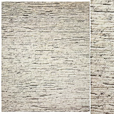 Morse Hand-Knotted Wool Rug: Timeless Elegance for Your Home 3D model image 1 