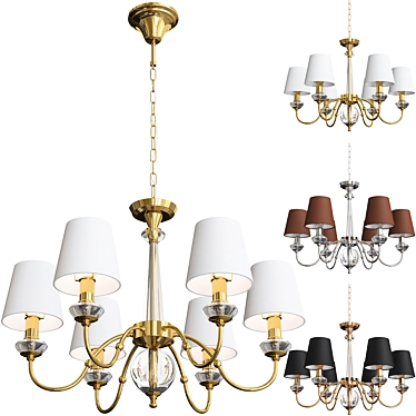  MW-LIGHT Sofia 6 - Elegant Pendant Chandelier 3D model image 1 