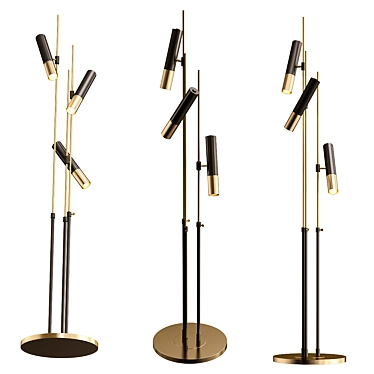 Elegant DelightFull Floor Lamp 3D model image 1 