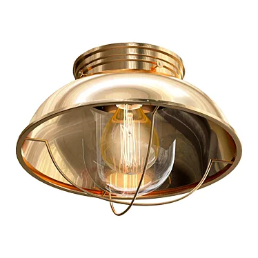 Coastal Chic Nantucket Ceiling Light 3D model image 1 