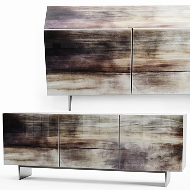 Crystalart Focus Sideboard: Elegant Design and Functionality 3D model image 1 