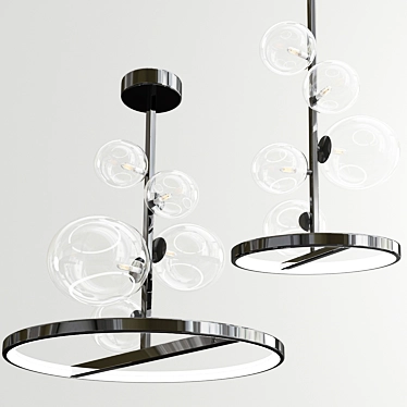 Modern Iona B Pendant Lamp 3D model image 1 