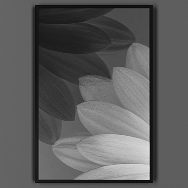 Title: Black Frame Art Print 3D model image 1 