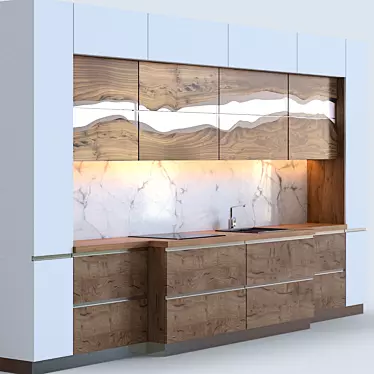 Wood Kitchen White