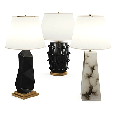 Kelly Wearstler Table Lamps: Elegant Illumination 3D model image 1 