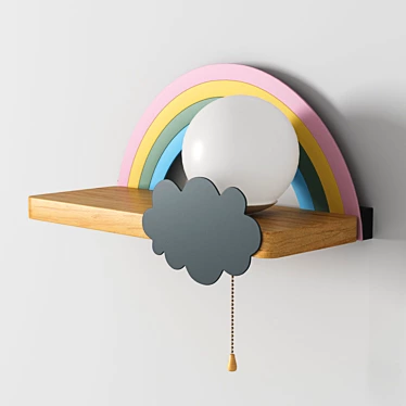 Rainbow Dreams Wall Light 3D model image 1 