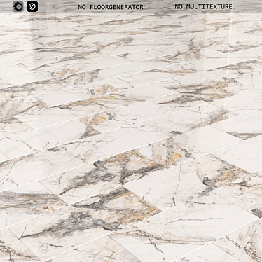 Milan Porcelain: Polished Marble Effect 3D model image 1 