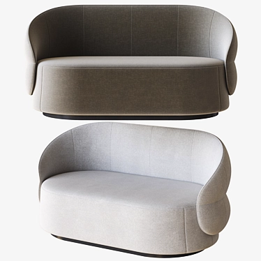 Modern Clip Sofa: Stylish Italian Design 3D model image 1 