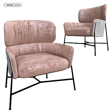 Modern CARISTO SP01 Chair for Stylish Comfort 3D model image 1 