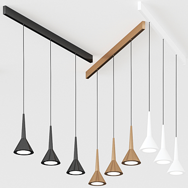 Italian Design: Pevera Pendant Lighting 3D model image 1 