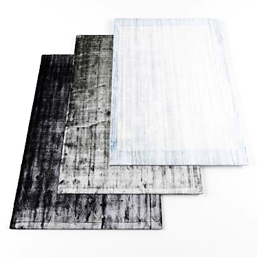 Luxury Carpet Collection: 6 Unique Textures 3D model image 1 