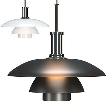 Elegant PH 4½-4 Pendant Light 3D model image 1 