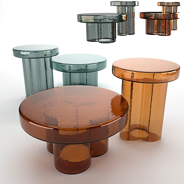 Modern SODA Side Table: Sleek & Stylish 3D model image 1 