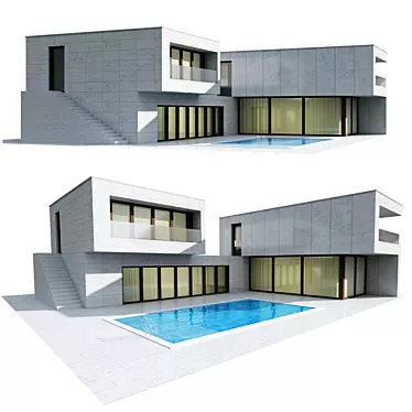 Stunning Modern Villa | 3D Max & Vray 3D model image 1 