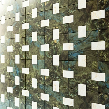 Elegant  Marbled Wall Tiles 3D model image 1 