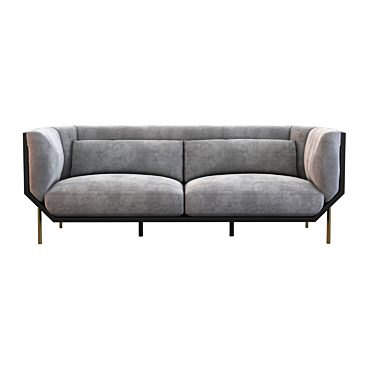 Prism Shake Sofa: Modern Elegance. 3D model image 1 