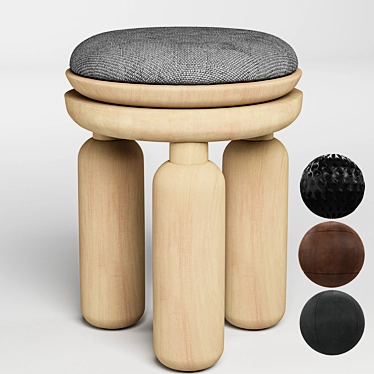 Stool Indian Tan