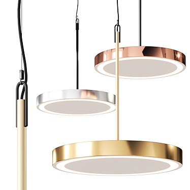 Elegant Perla Pendant by Neue Werkstatt 3D model image 1 