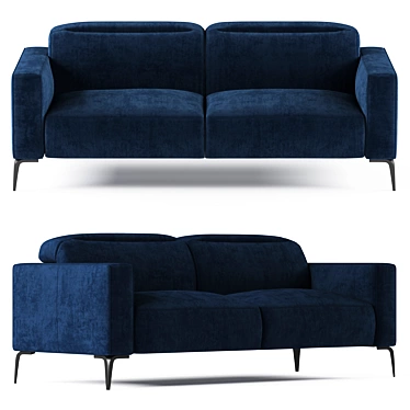 BoConcept Zurich Sofa: Modern Elegance for Your Home 3D model image 1 