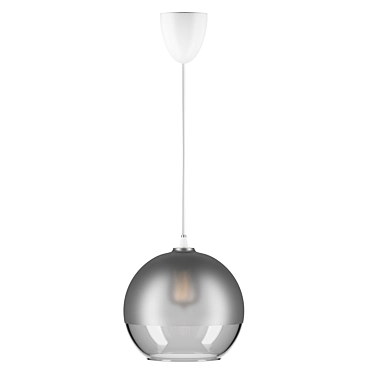 Modern Matte Glass Pendant Shade 3D model image 1 