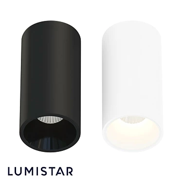 OM Barrel Lumistar: Stylish LED Ceiling Light 3D model image 1 