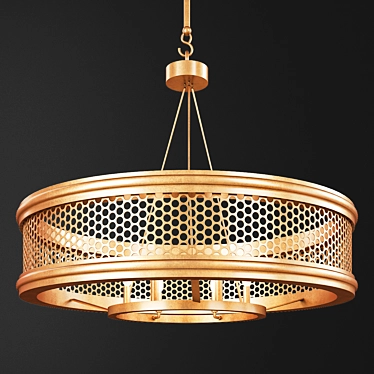 Elegant Savoie Chandelier: A Timeless Masterpiece 3D model image 1 