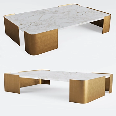 Summitridge Marble Coffee Table 3D model image 1 