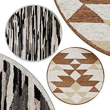 Modern Circle Rugs | No. 081 3D model image 1 