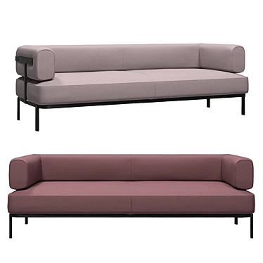 Modern Italian Belt IMBOTTITI Sofa 3D model image 1 