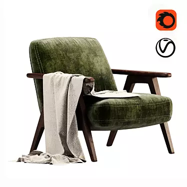 Elegance Chair - 3D Model & Render - Vray & Corona 3D model image 1 