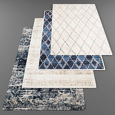 Modern Style Rug Collection 3D model image 1 