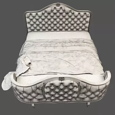 Elegant Dream Bed 3D model image 1 