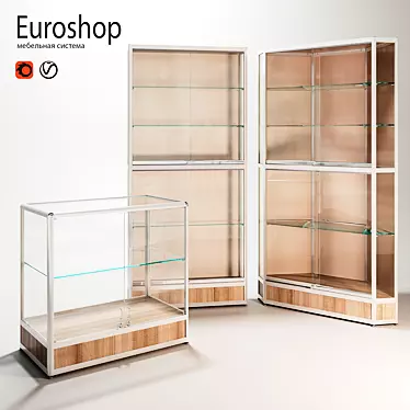 Euroshope Shop Equipment - Complete Set 3D model image 1 