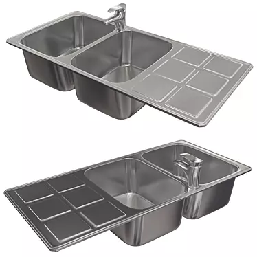 Realistic 3D Sink Model 3D model image 1 