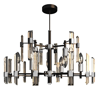 Rivoli Maddalena Ceiling Chandelier 3D model image 1 