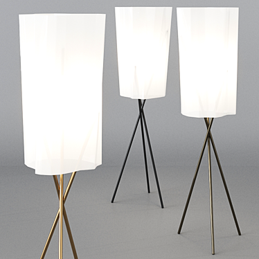 Elegant Filumen Mikado Floor Lamp 3D model image 1 