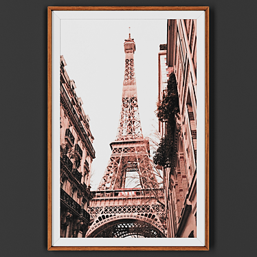 Wooden Framed Picture 3D model image 1 