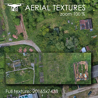 Aerial Terrain Texture 3D model image 1 