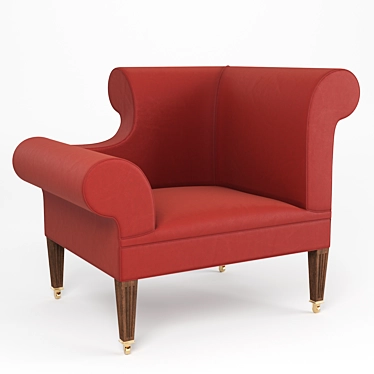 Sleek Napoleon Chair with Elegant Design 3D model image 1 