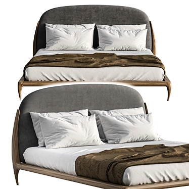 Elegant Dream Bed: Magnoly 3D model image 1 