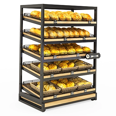 Compact Bread Rack, 800mm 3D model image 1 