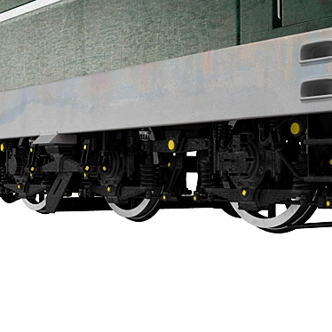 Soviet-built DC Electric Locomotive 3D model image 1 